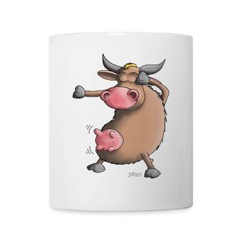 Funny Dab Dance - Cow - Dancing - Mug - white - Front