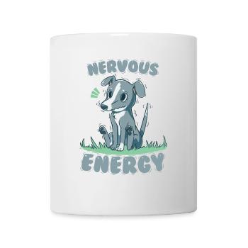 Nervous Energy Greyhound - Mug - white - Front