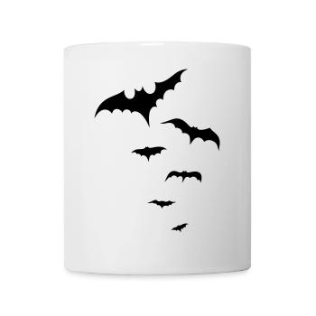 Halloween Fledermäuse, bats - Tasse - Weiß - Vorne