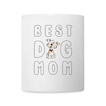 Meilleur chien maman maman chien maman cadeau - Mug blanc - blanc - Devant