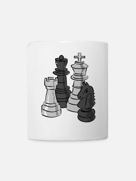 échecs - Mug blanc - blanc