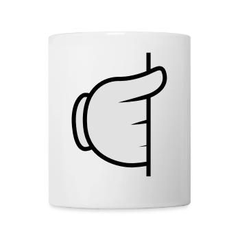 Napoleon Hand - Tasse - Weiß - Vorne