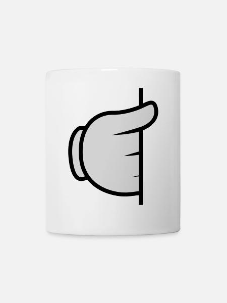 Napoleon Hand - Tasse - Weiß