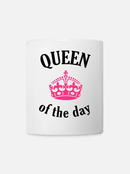 Queen of the day - Mug blanc - blanc