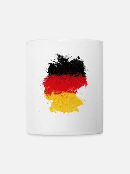 Germany map - Mug - white