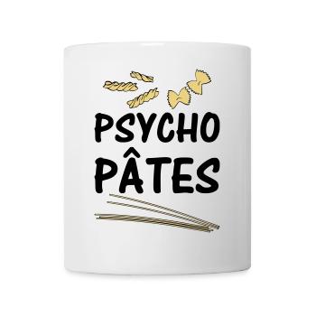 Psycho Pâtes - Mug blanc - blanc - Devant