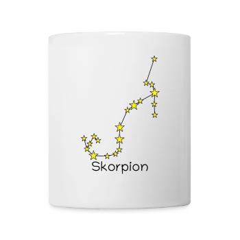 Sternzeichen Skorpion - Tasse - Weiß - Vorne