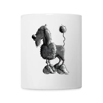 Dufter Pudel - Hund - Tasse - Weiß - Vorne