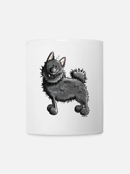 Drôle Schipperke - Chien - Mug blanc - blanc