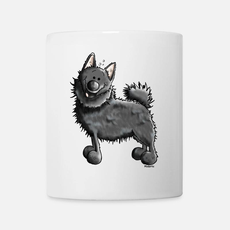 Funny Schipperke - Dog - Dogs - Mug - white
