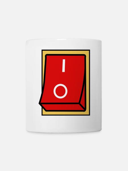 ON - OFF SWITCH - Mug - white