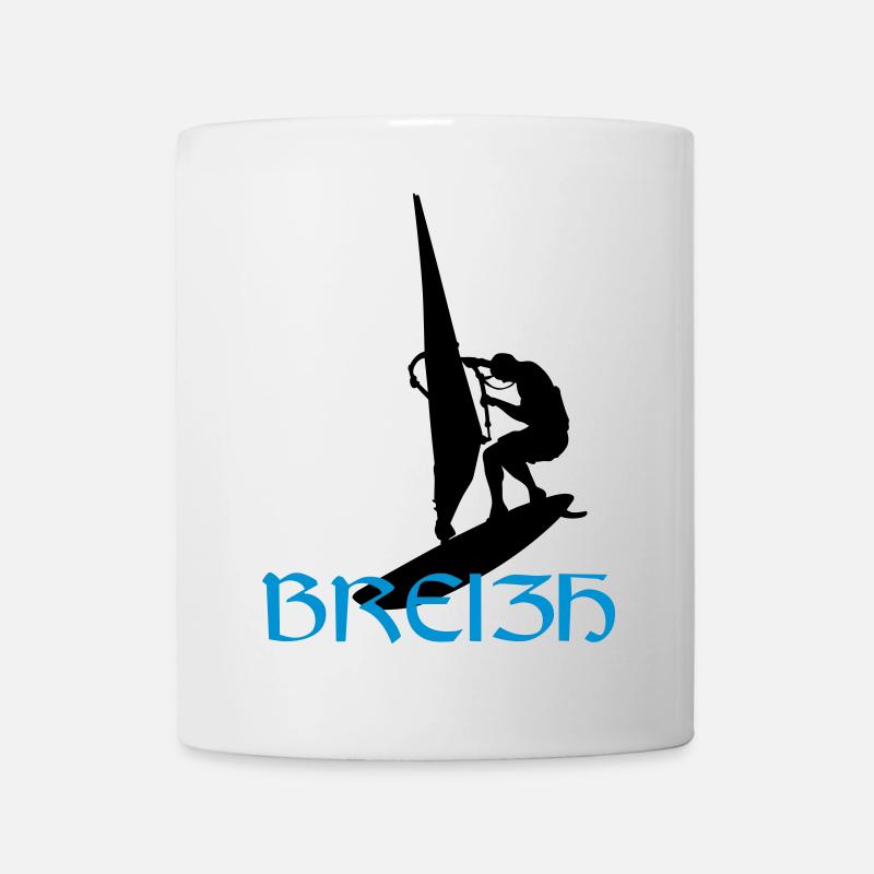 Windsurfen / Windsurfer / Windsurf / Windsurfing - Tasse - Weiß
