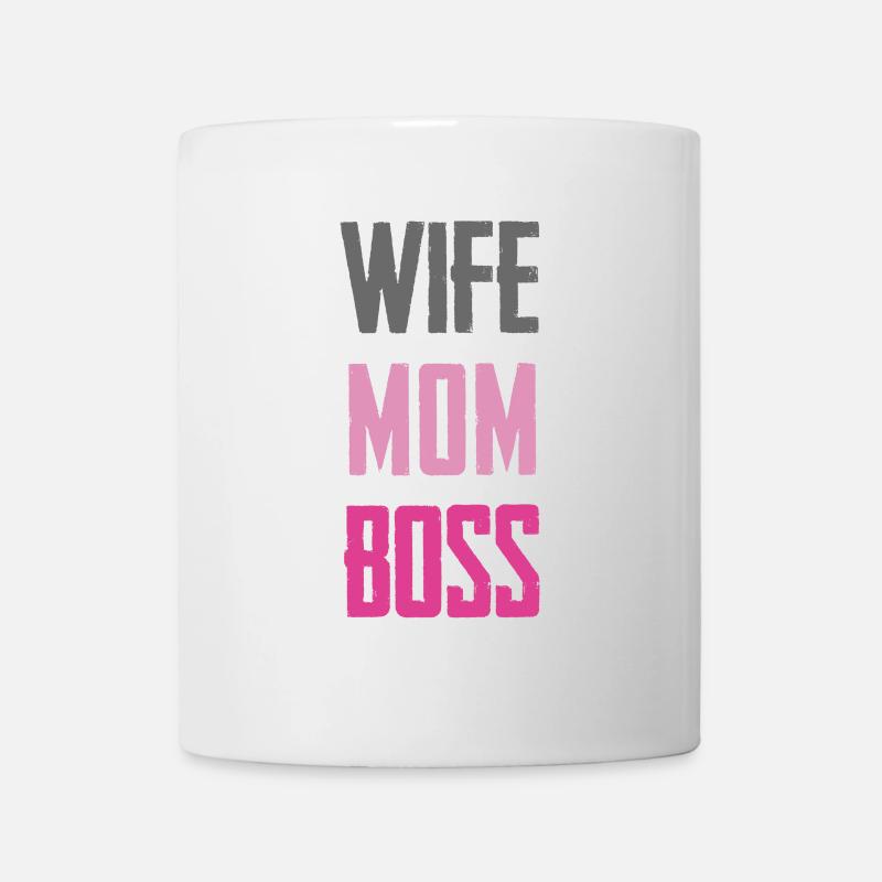 Wife Mom – Strong Role Statement - Mug - white