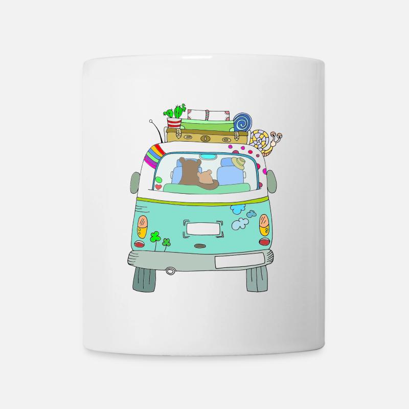 Road Trip Car Packed Adventures - Mug - white