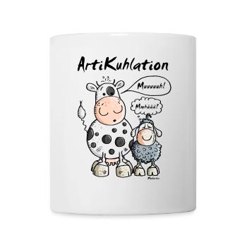 ArtiKuhlation - Kuh - Tasse - Weiß - Vorne