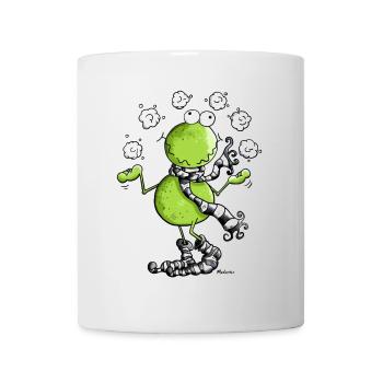 Winter Frosch - Tasse - Weiß - Vorne
