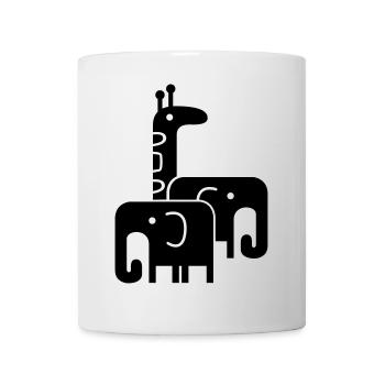 cute animals - Mug - white - Front