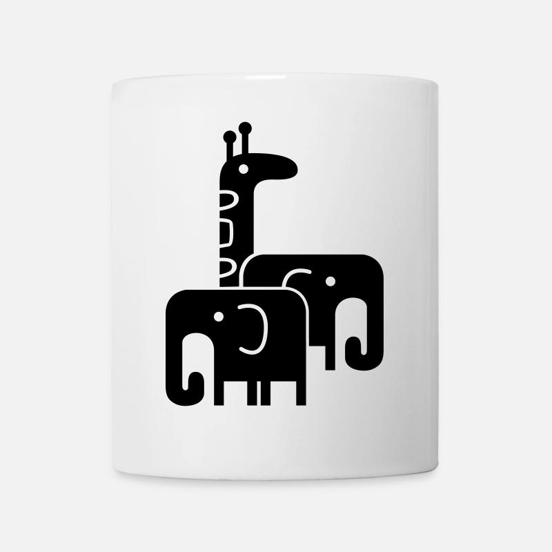animaux - Mug blanc - blanc
