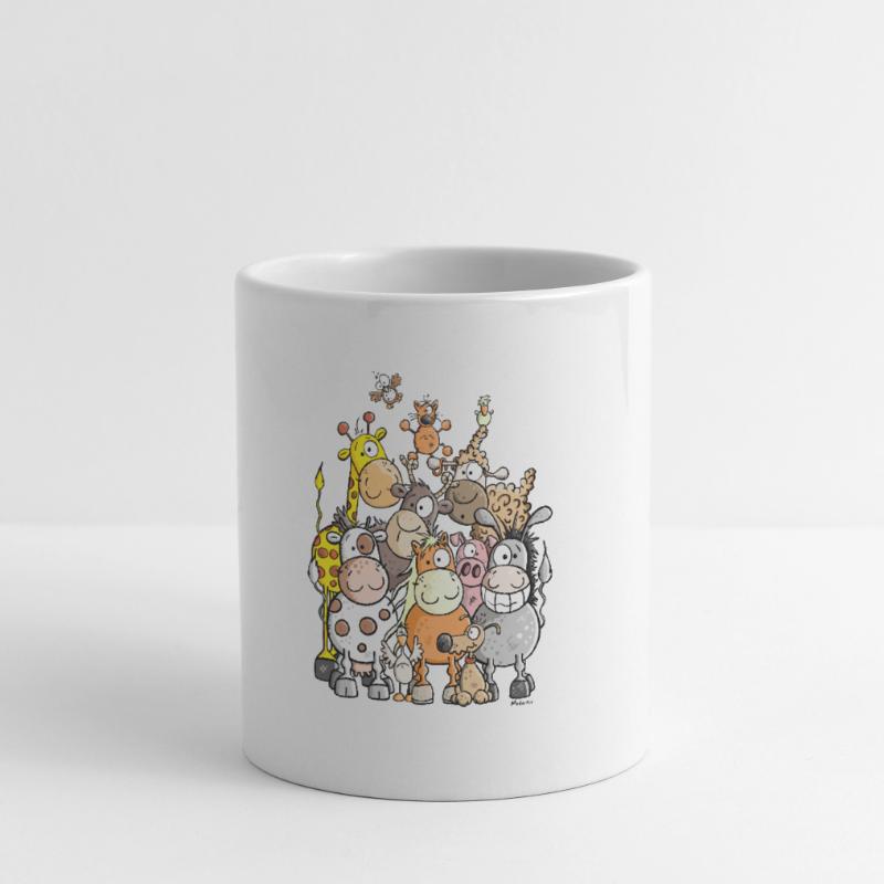 Tas géant de l'animal Mug blanc