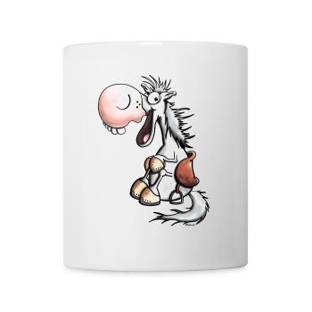 Laughing Horse - Mug - white - Front