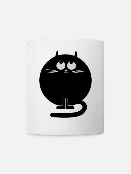 katze - Tasse - Weiß