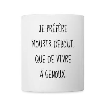 Cinéma / Citation / Série télé / Geek - Mug blanc - blanc - Devant