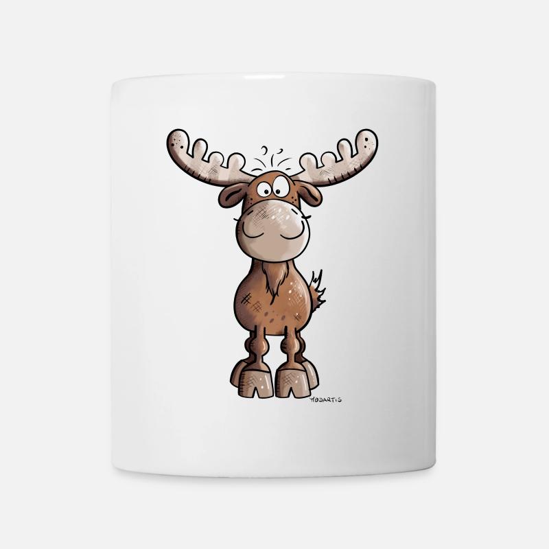 Funny Elk - Mug - white