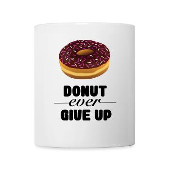 Bild Donut mit Text Donut jemals aufgeben * - Tasse - Weiß - Vorne