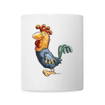 Goldiger Gockel - Tasse - Weiß - Vorne