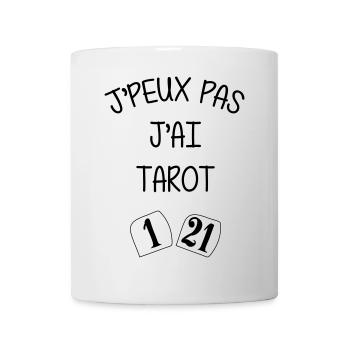 Tarot - Jeu de Cartes - Jouer - Game - Drôle - Mug blanc - blanc - Devant