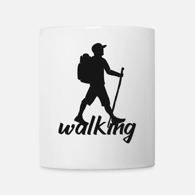 Walking Walk Randonnée Randonneur - Mug blanc - blanc