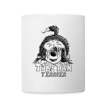 Süßer Tibet Terrier - Tasse - Weiß - Vorne