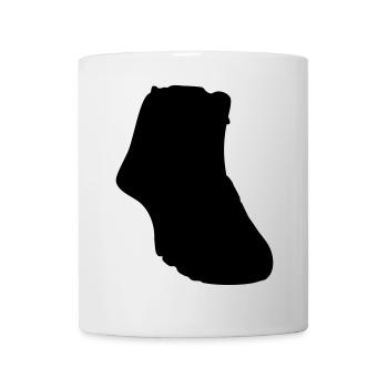 Wanderstiefel, Stiefel, Schuh - Tasse - Weiß - Vorne