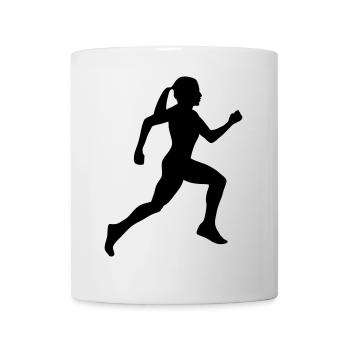 Runner, running (super cheap) - Mug blanc - blanc - Devant
