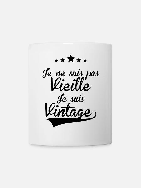 Vintage_FR_F - Mug blanc - blanc
