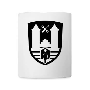 Mopedsport Wappen / Logo / Emblem - Mug - white - Front