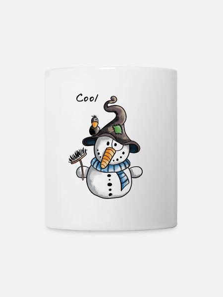 Cool Snowman - Bonhomme de neige - Cadeau - Mug blanc - blanc