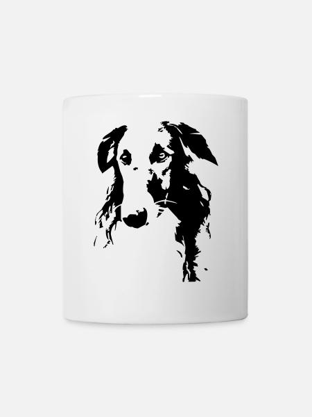 Barsoi Kopf - Tasse - Weiß