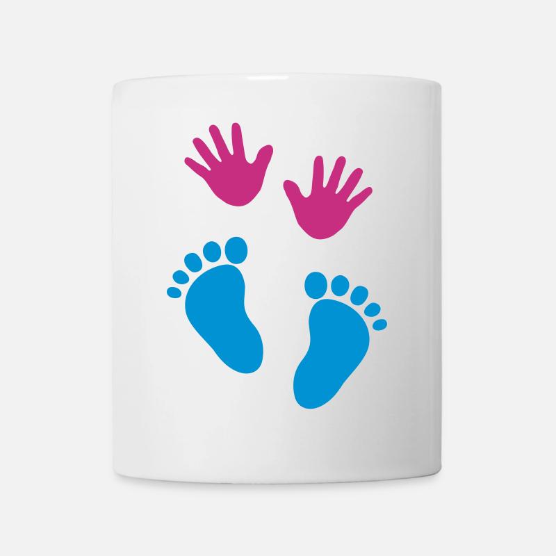 Baby hands and feet - Mug - white