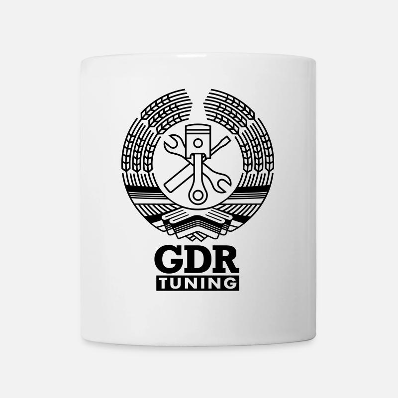 GDR Werkstatt Tuning Wappen - Tasse - Weiß