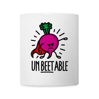 Unbeetable / unbeatable beetroot beet light - Mug - white - Front