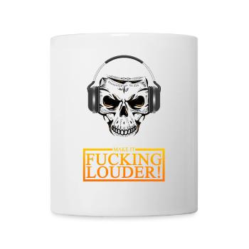 Skull Headphones Blast - Tasse - Weiß - Vorne