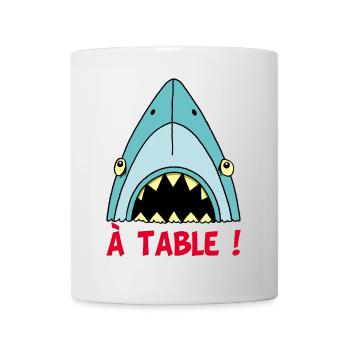 Shark hungry! - Mug - white - Front