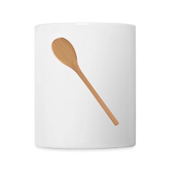 Wooden spoons Cooking spoons for your own texts and recipes - Mug - white - Front