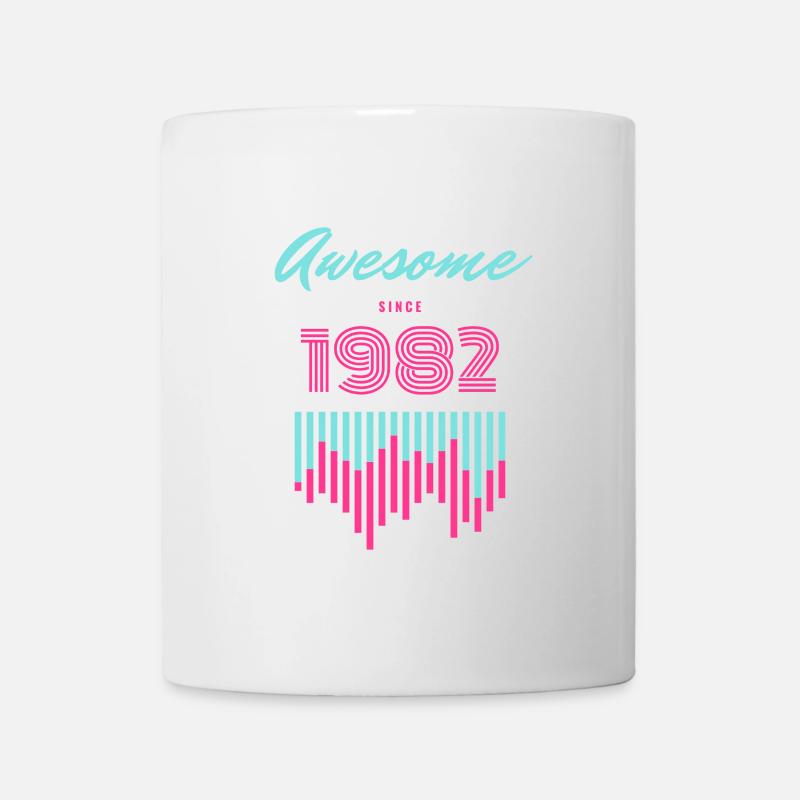 Awesome Since 1982 Neon Pulse - Mug - white