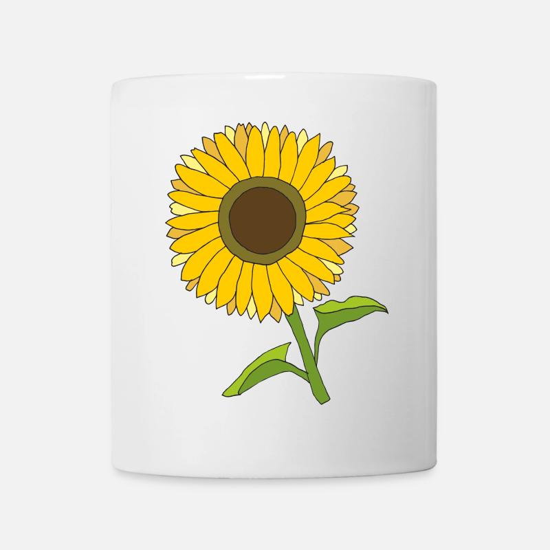 tournesol - Mug blanc - blanc