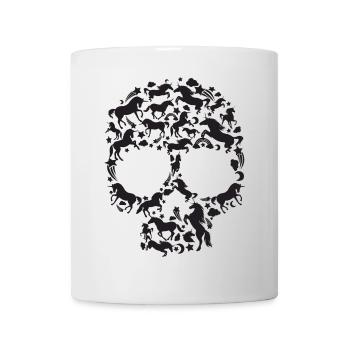 SKULL UNICORN - Tasse - Weiß - Vorne