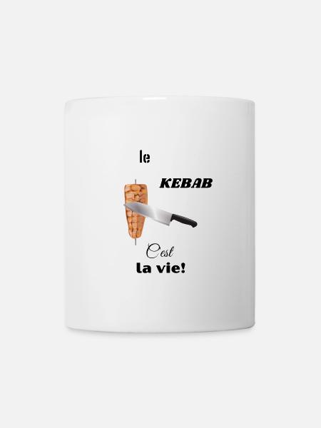 Kebab Fan T-shirt - Mug blanc - blanc