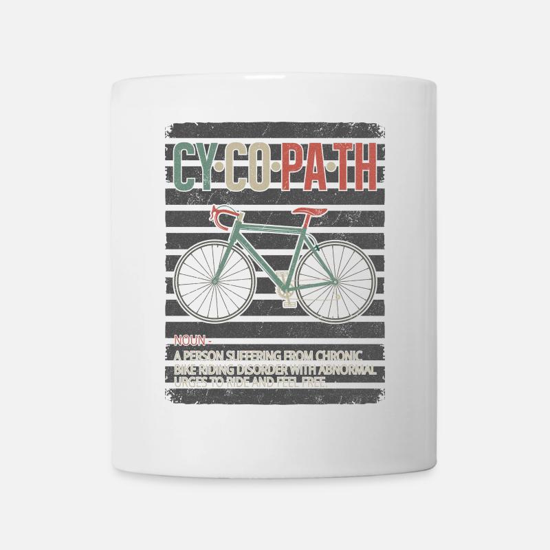 Cyclopath Bike Anthem - Mug - white