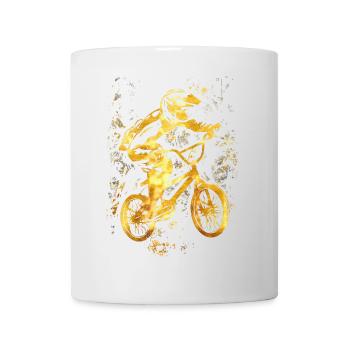 Vélo BMX | Vélo BMX | BMX d'or | Idée cadeau ♥ - Mug blanc - blanc - Devant